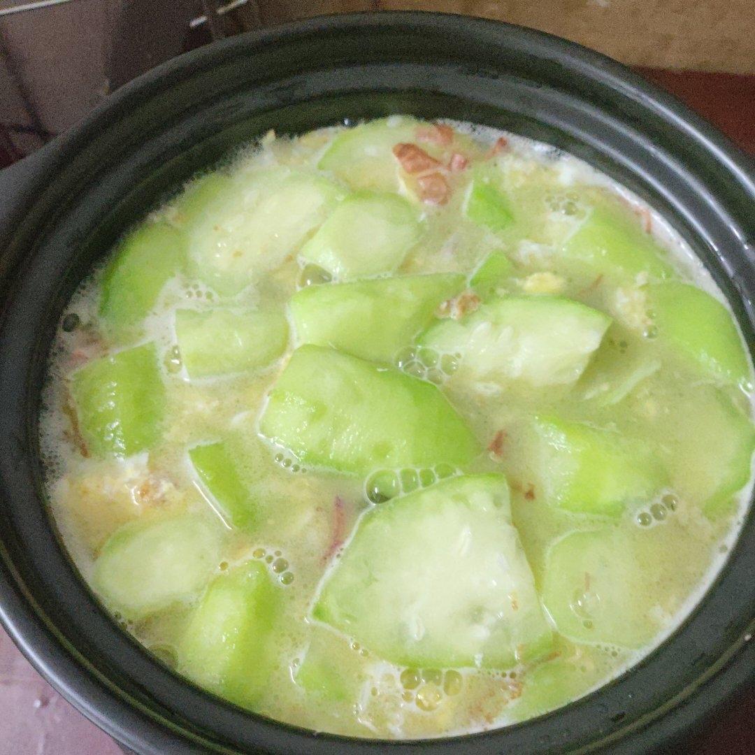 不变色丝瓜汤