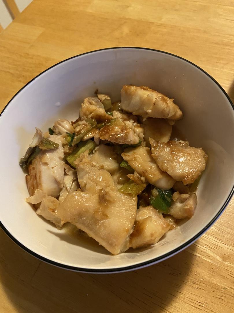 快手生炒黑鱼片