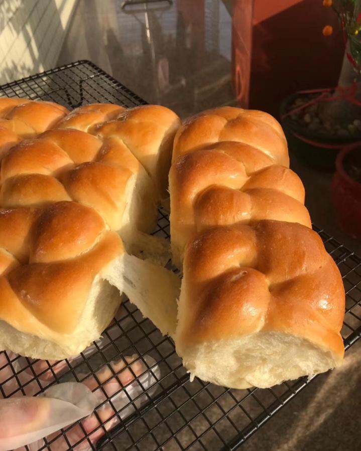 纯素玉米油老面包