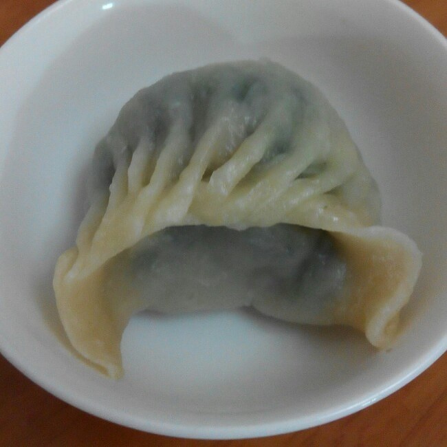 荠菜哈喇蒸饺（山珍海味饺）的做法