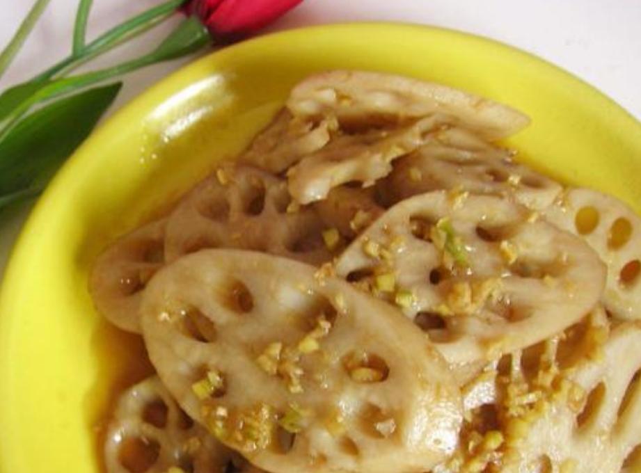 姜焖藕（酸甜爽口小凉菜）