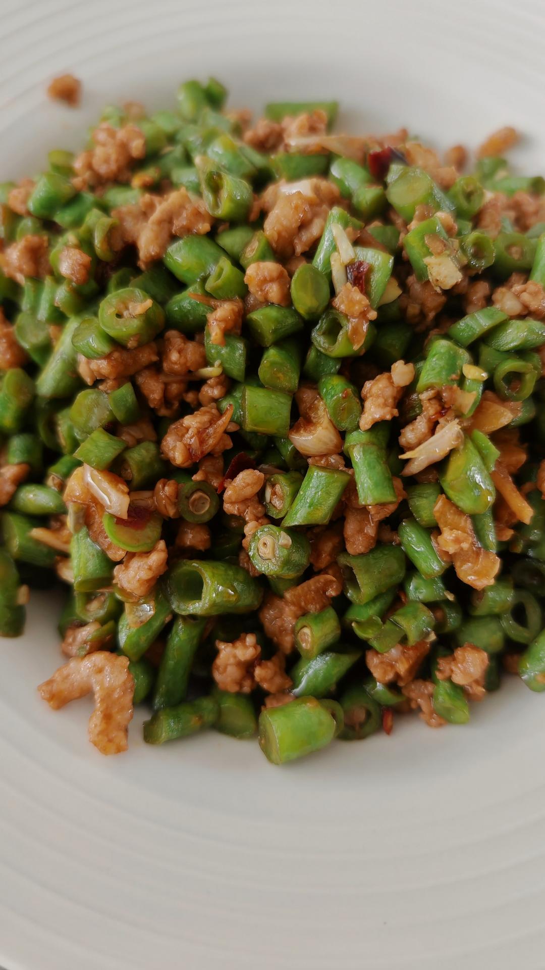 下饭菜:肉沫豆角
