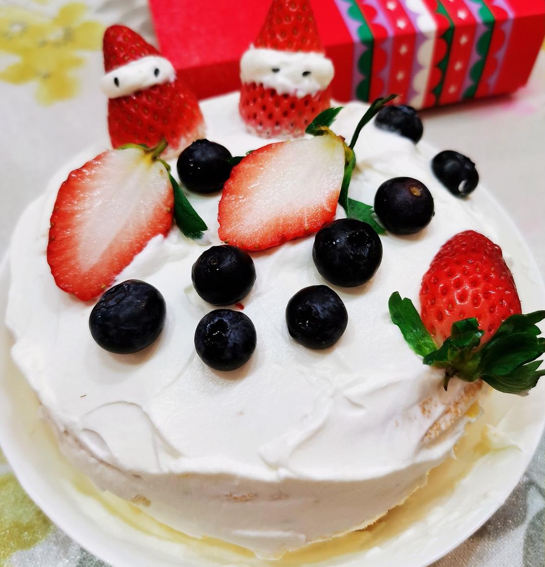 圣诞呆萌裸蛋糕