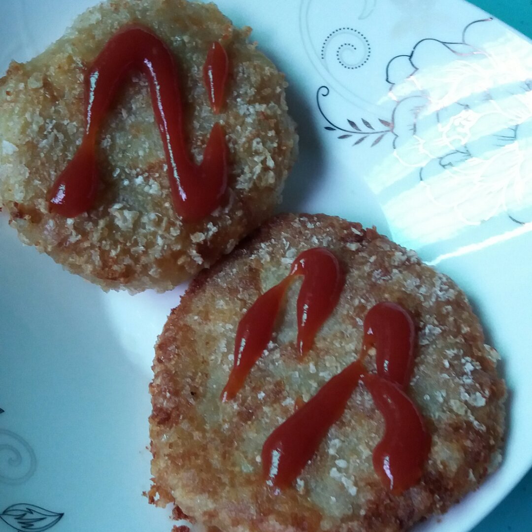 可乐饼 （肉末洋葱土豆饼）