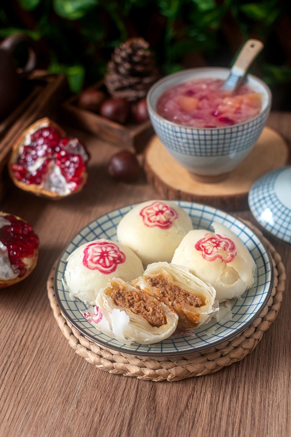 芝士流心鲜肉月饼