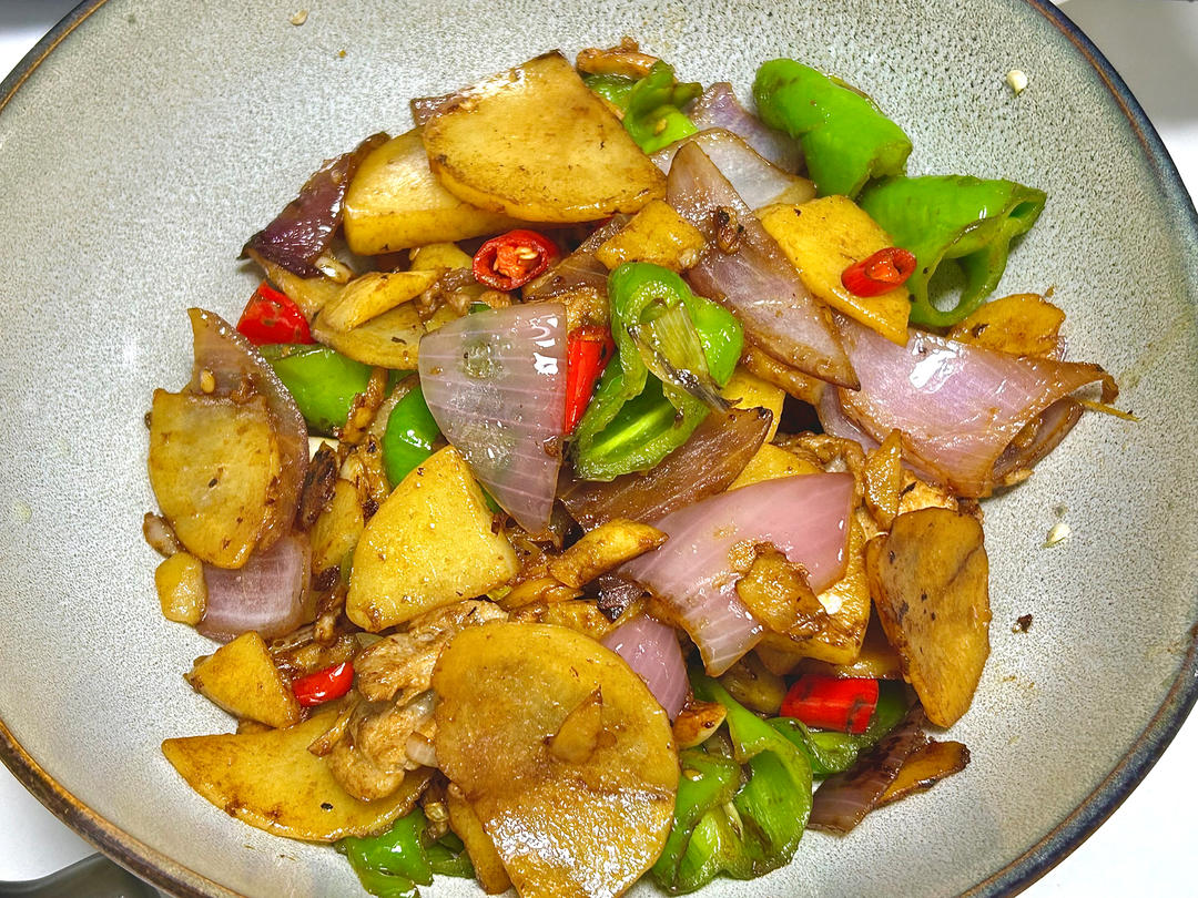 红烧土豆片
