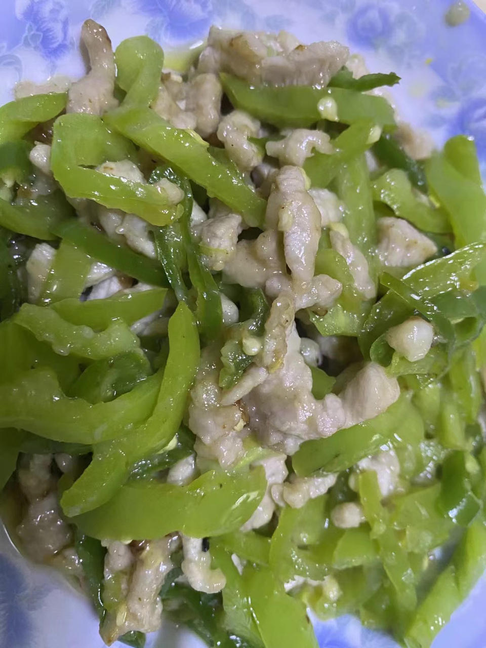青椒炒肉丝