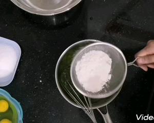 抹茶紅豆卷的做法 步骤3