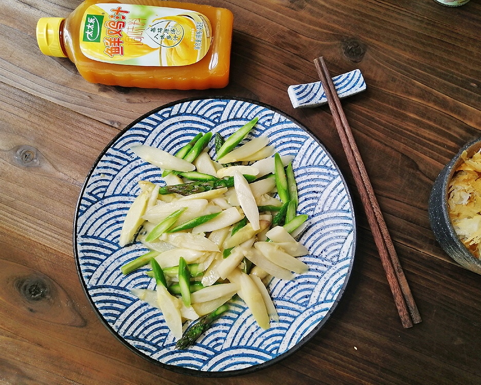 快手菜❗️素炒白芦笋、绿芦笋