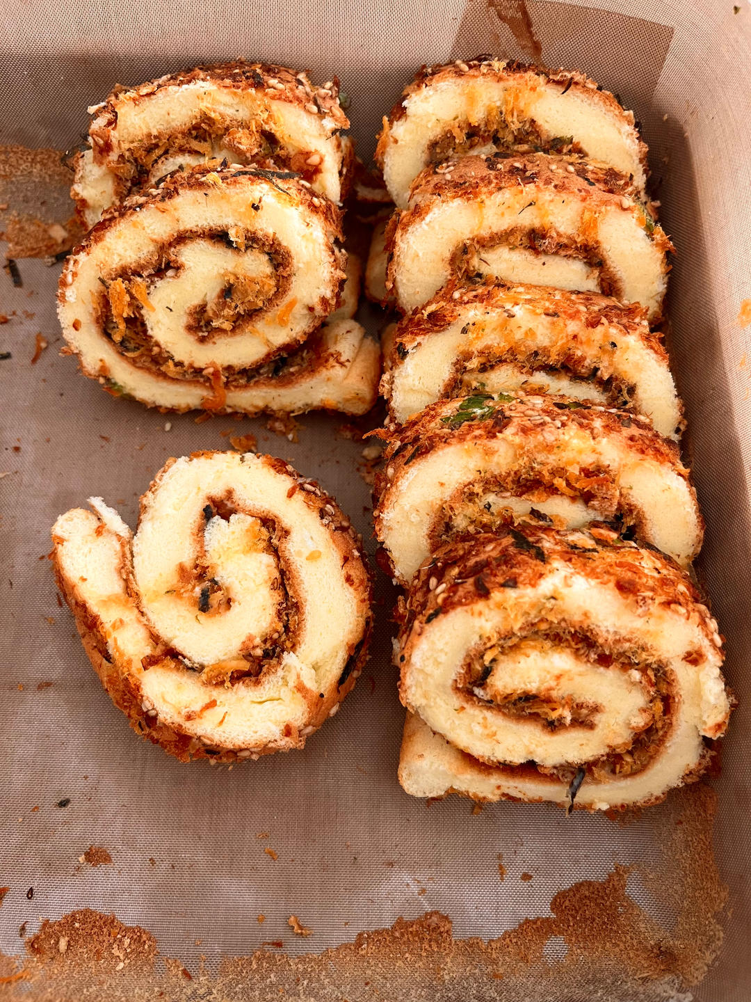 美味肉松卷-简单不开裂，零失误的蛋糕卷