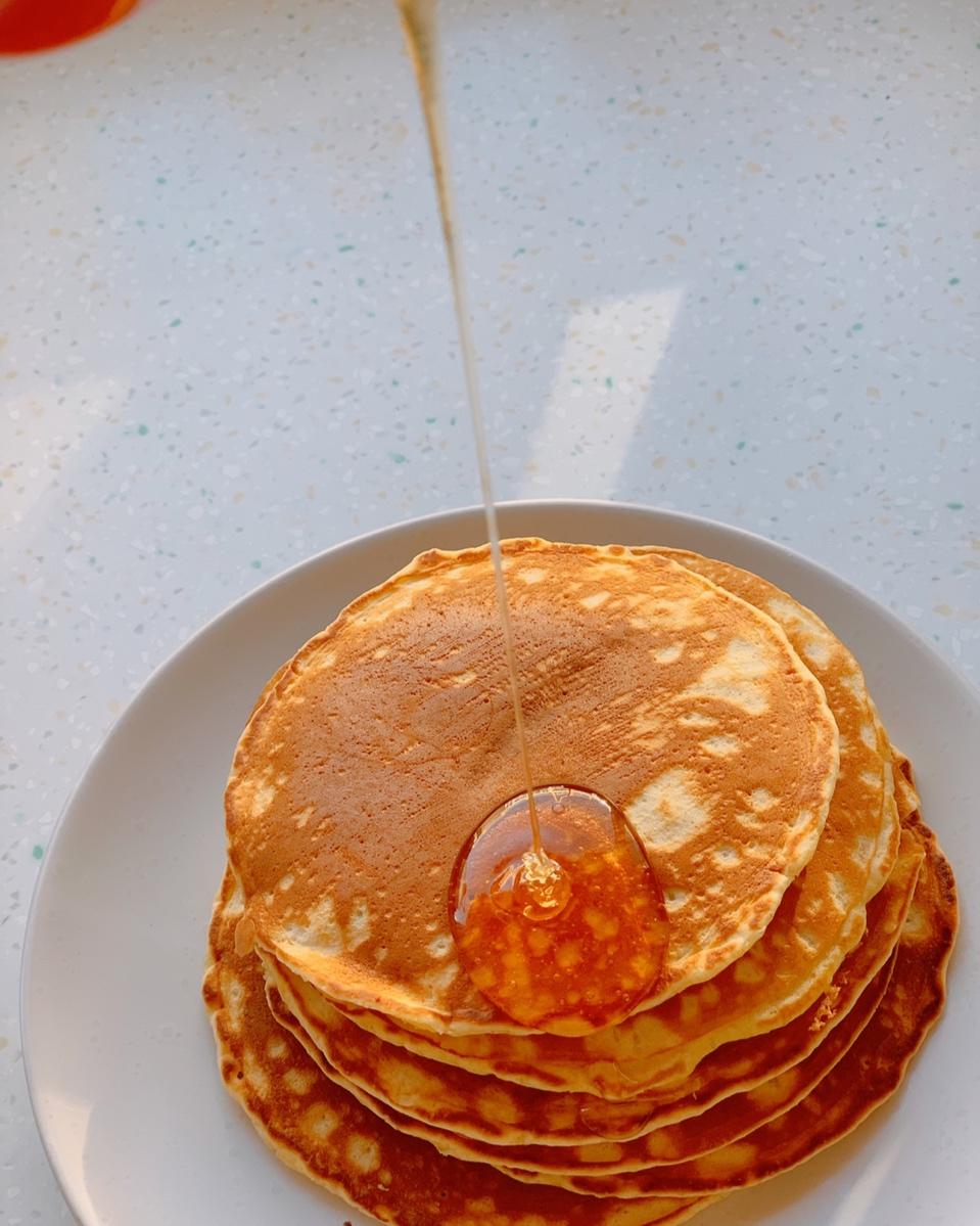 子青sunny做的经典枫糖pancake