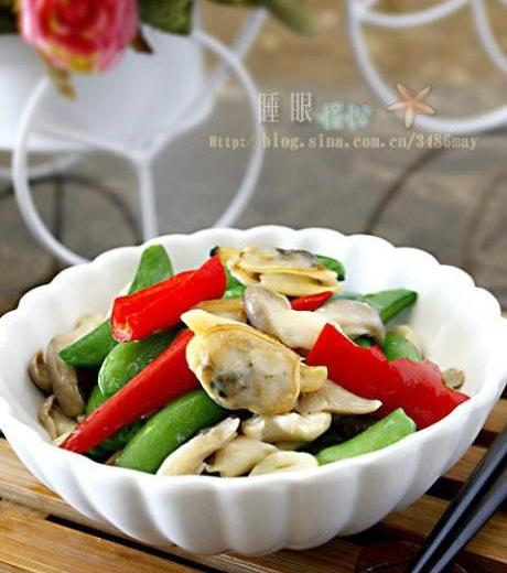 豆菇双脆的做法
