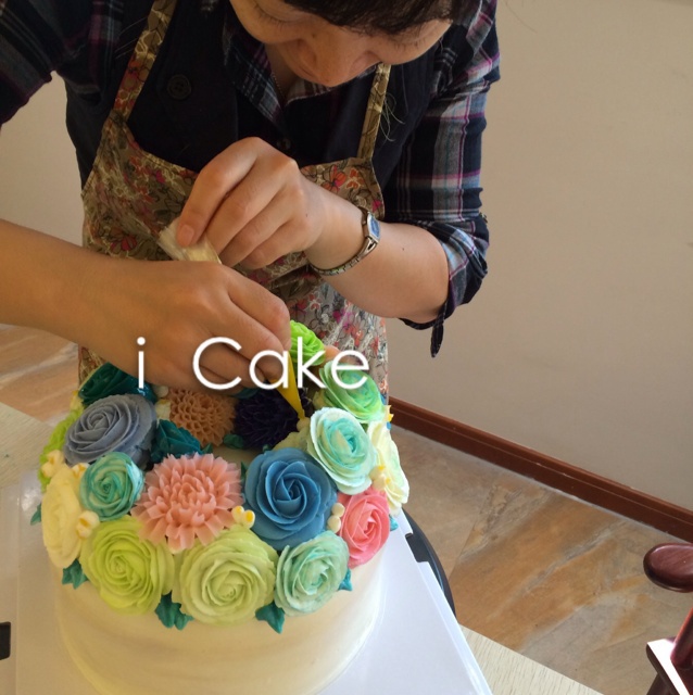 韩式裱花—学生作品