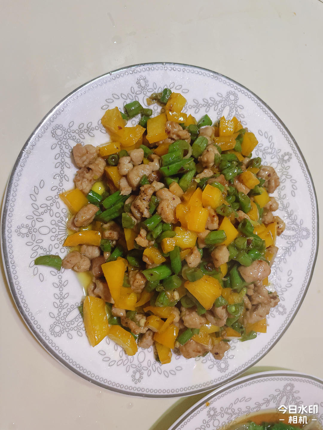 肉沫豆角下饭菜