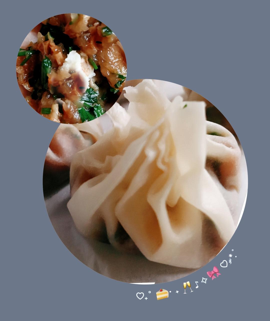 鲜虾鲅鱼馅饺子