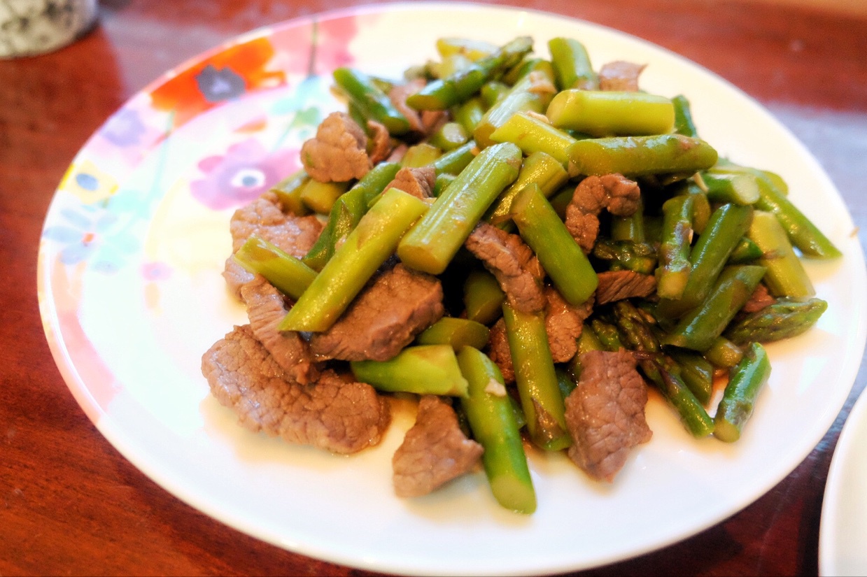 【曼食慢语】蚝油芦笋牛肉粒