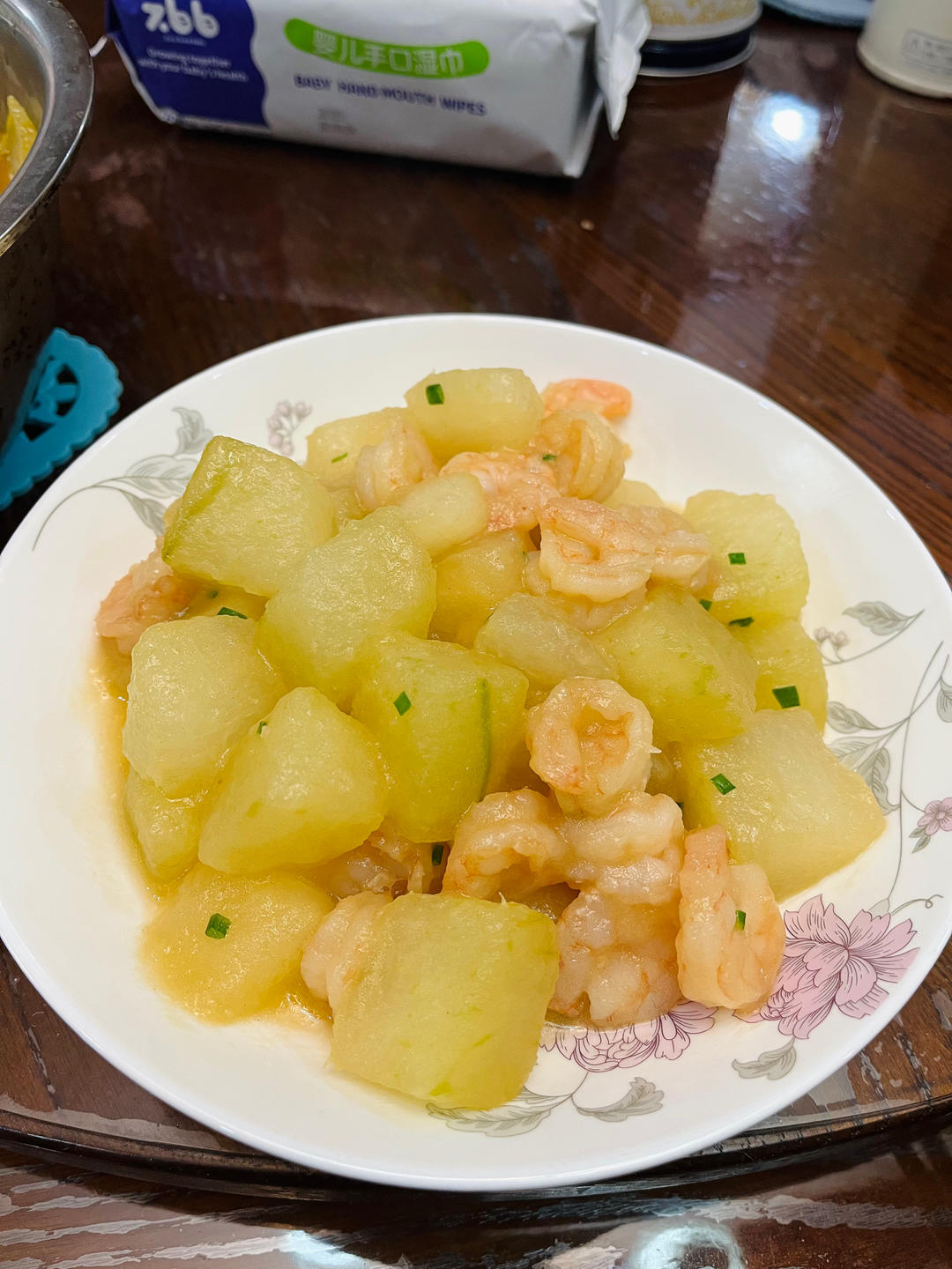 家常菜～蚝油虾皮烧冬瓜