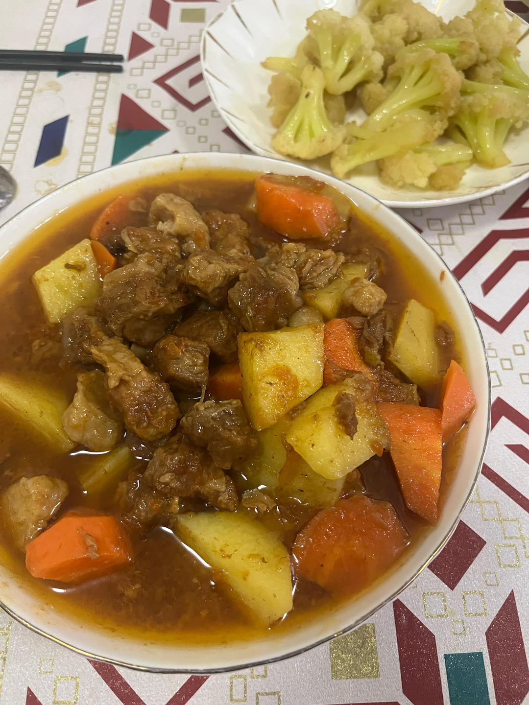 西红柿炖牛肉，酸酸的开胃菜