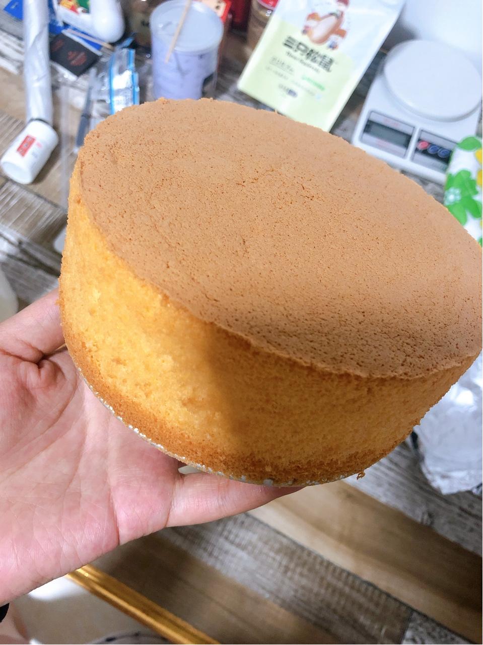 6寸戚风蛋糕（2蛋）