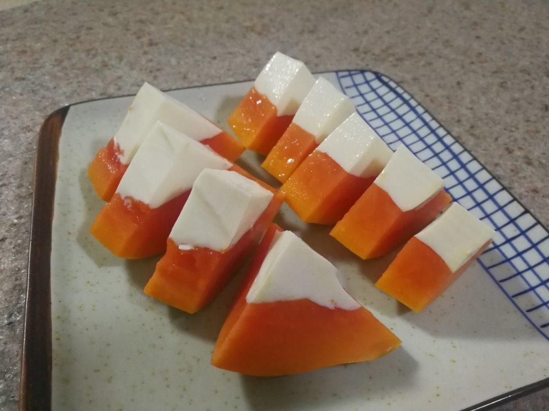 木瓜奶冻