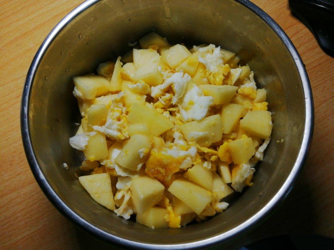 苹果炒鸡蛋