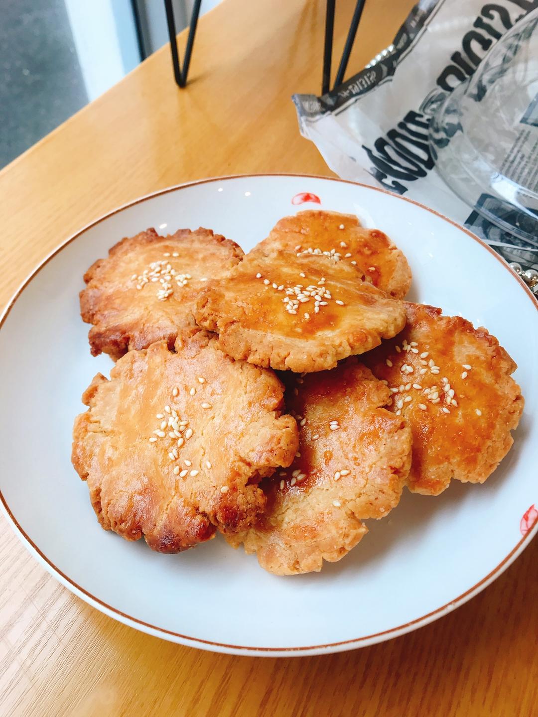 超快手简易的桃酥饼的做法