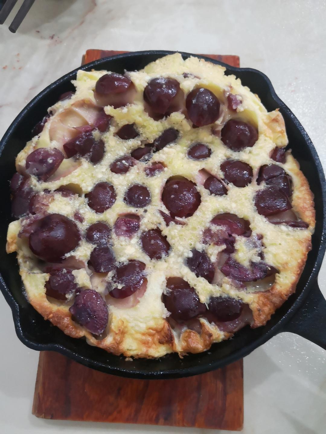 🍒法式甜点：樱桃克拉夫缇