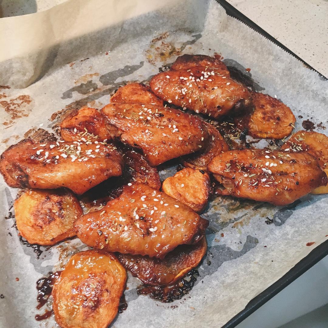 烤鸡翅（自制腌料）