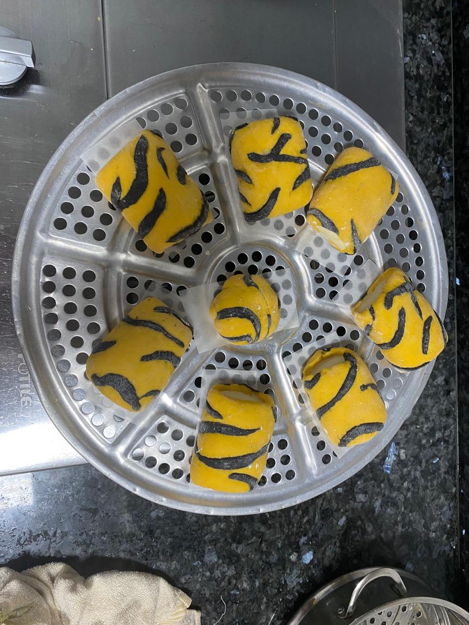 虎纹馒头