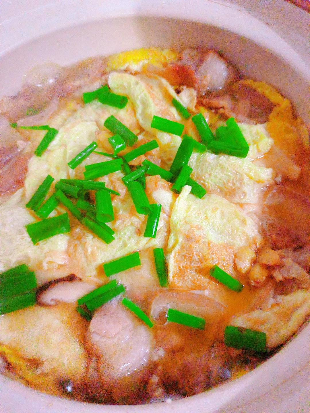 美味的五花肉豆腐煲