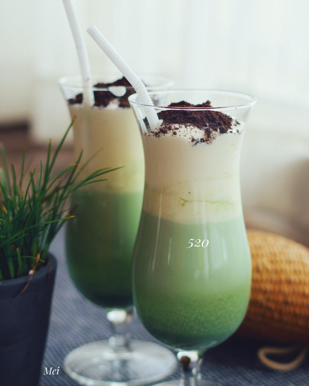 咸奶盖冰抹茶拿铁