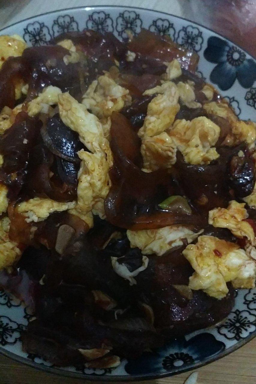 肉丝炒拉皮