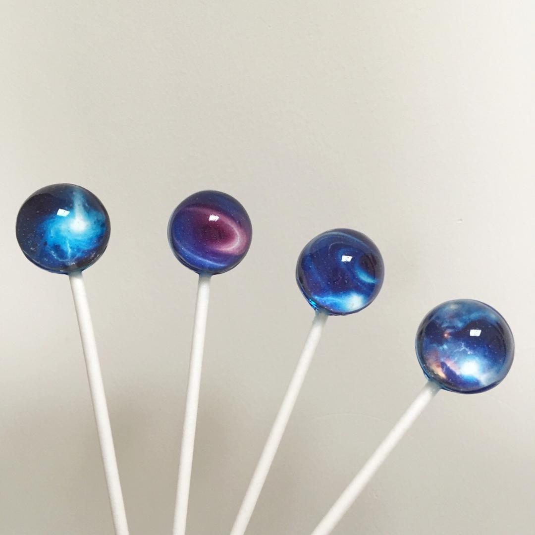 星空棒棒糖，太阳系棒棒糖制作教程