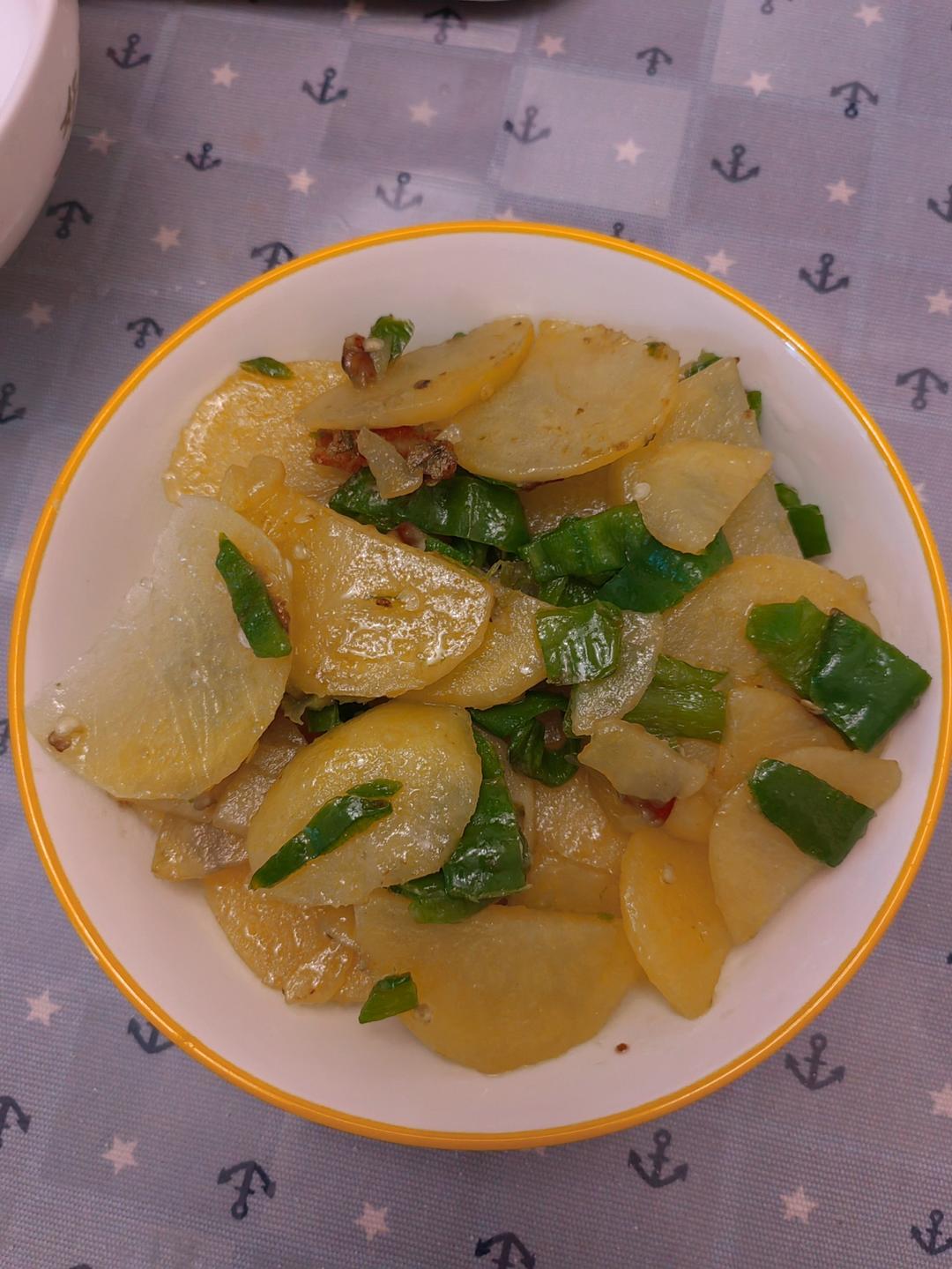 懒人版青椒土豆片