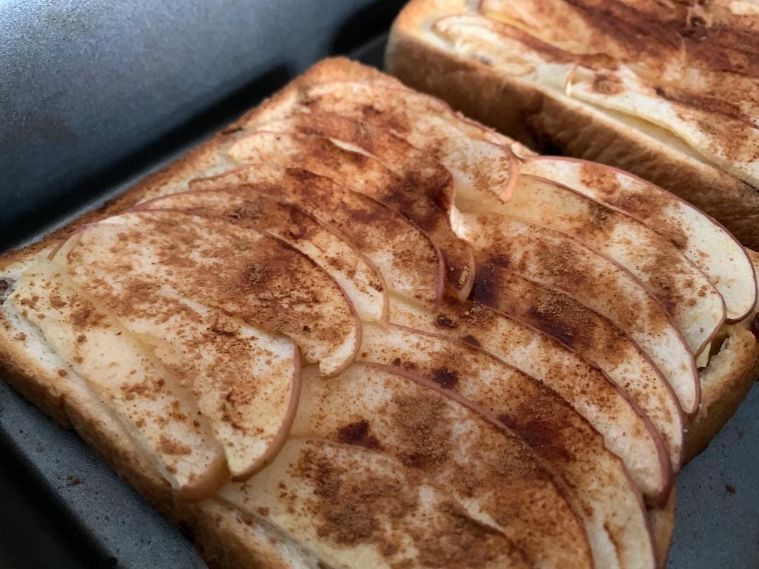 肉桂苹果吐司——低卡苹果派【北鼎烤箱菜谱】