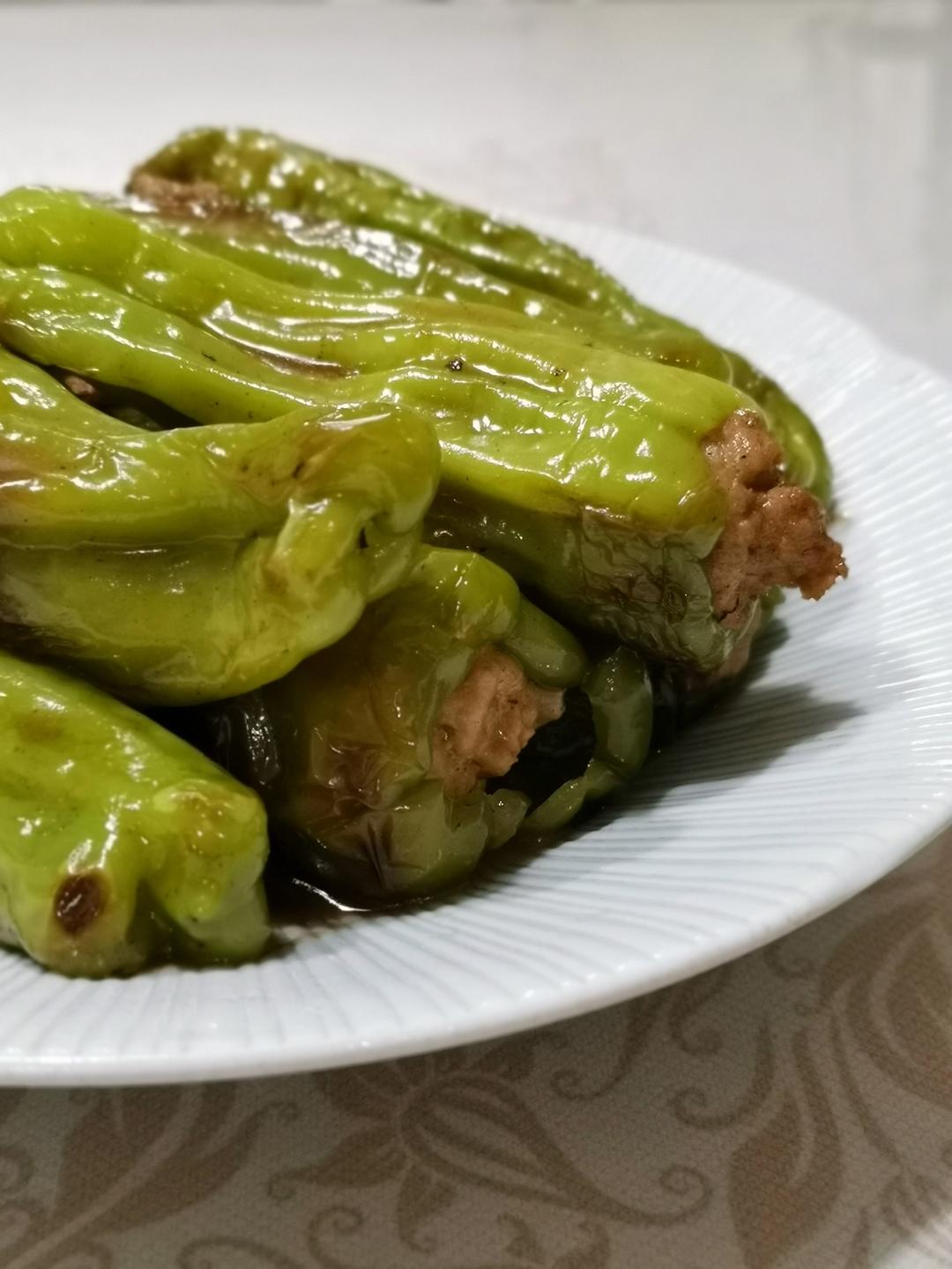 销魂青椒酿肉【超级下饭】