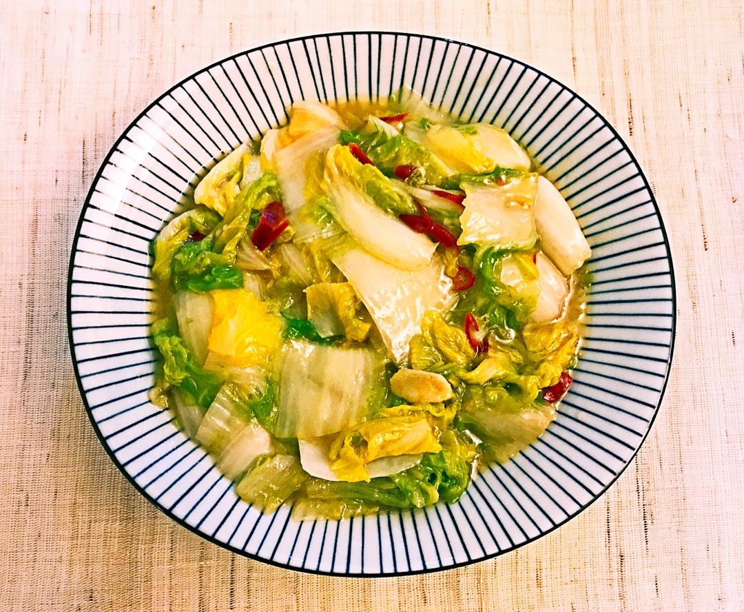 绝对mood做的蚝油娃娃菜