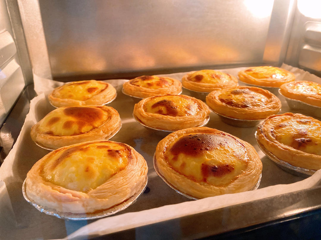 超嫩滑的葡式蛋挞(全蛋版)新手友好『秒杀KFC』