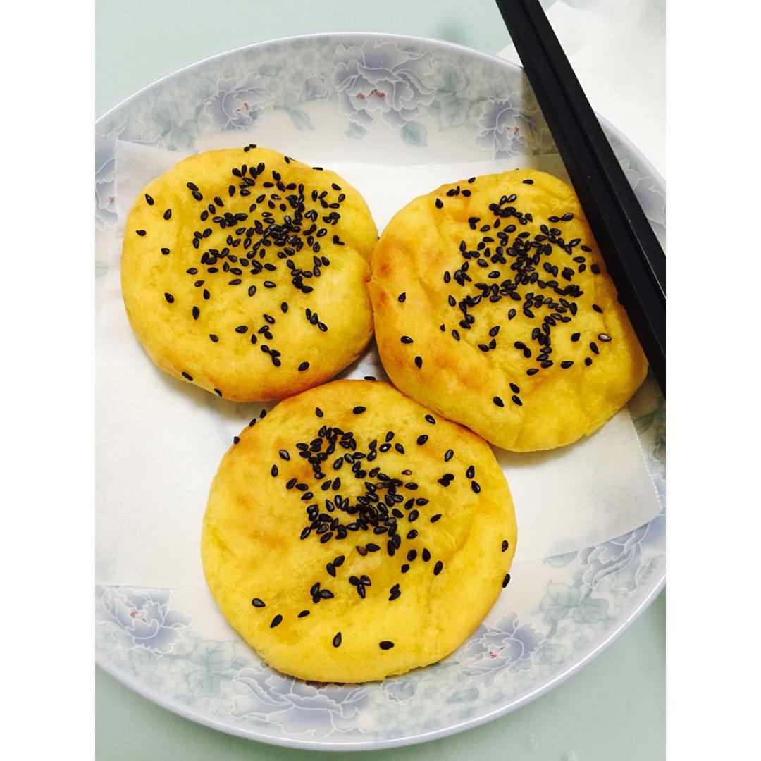 无油无糖红薯糯米饼