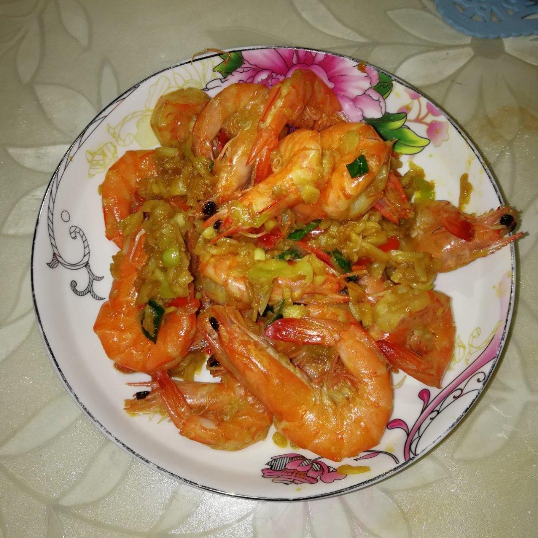 蒜蓉炒大虾