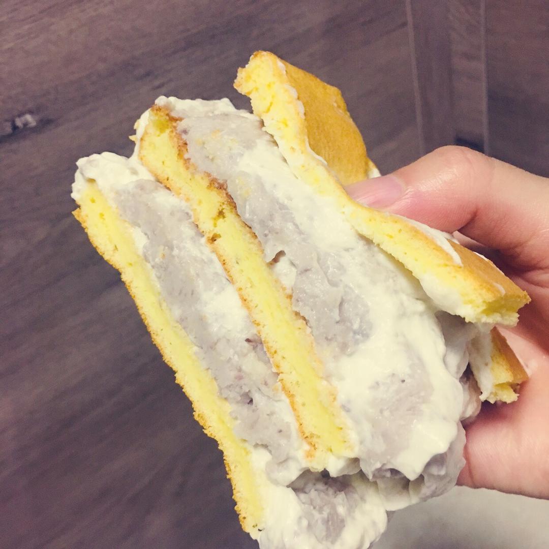 仿台湾不二家的真芋头蛋糕（Taro cake）