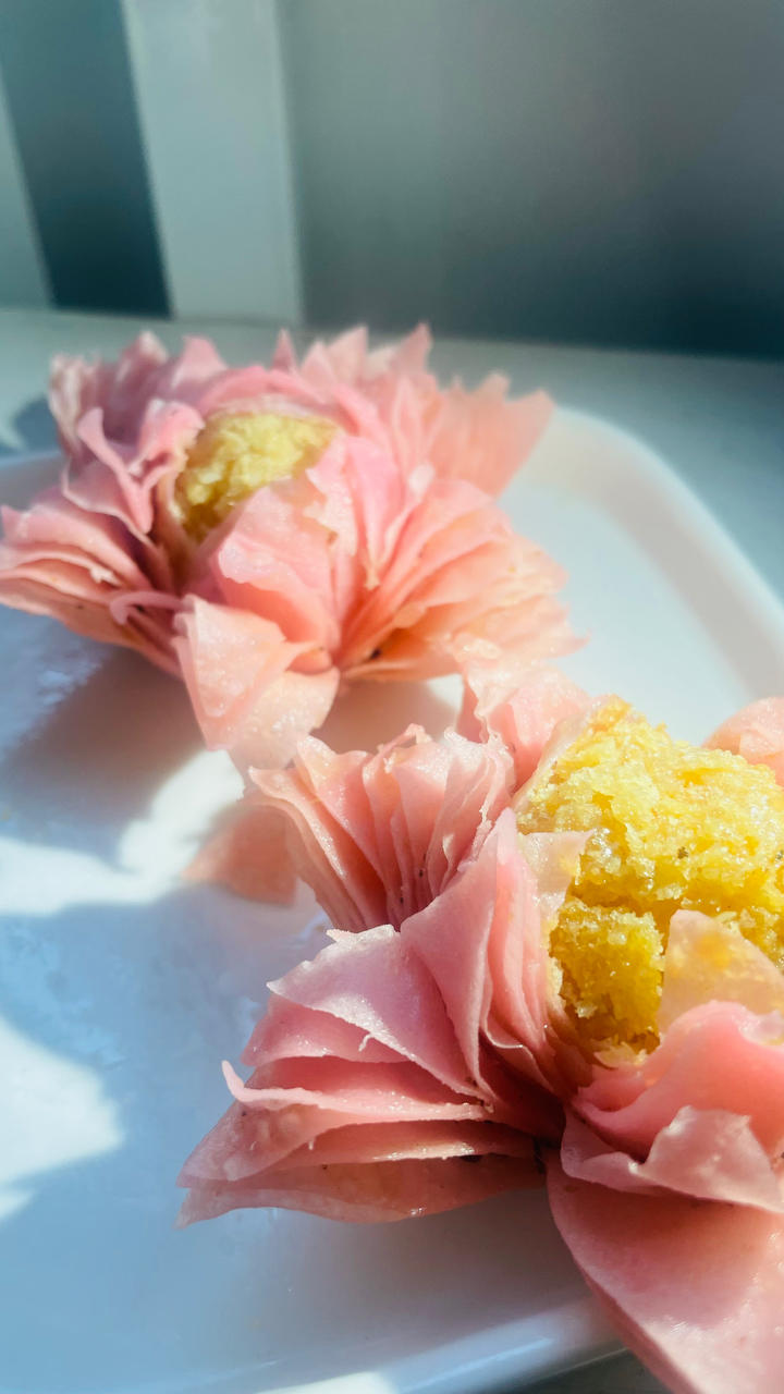 芳子21做的荷花酥美炸啦