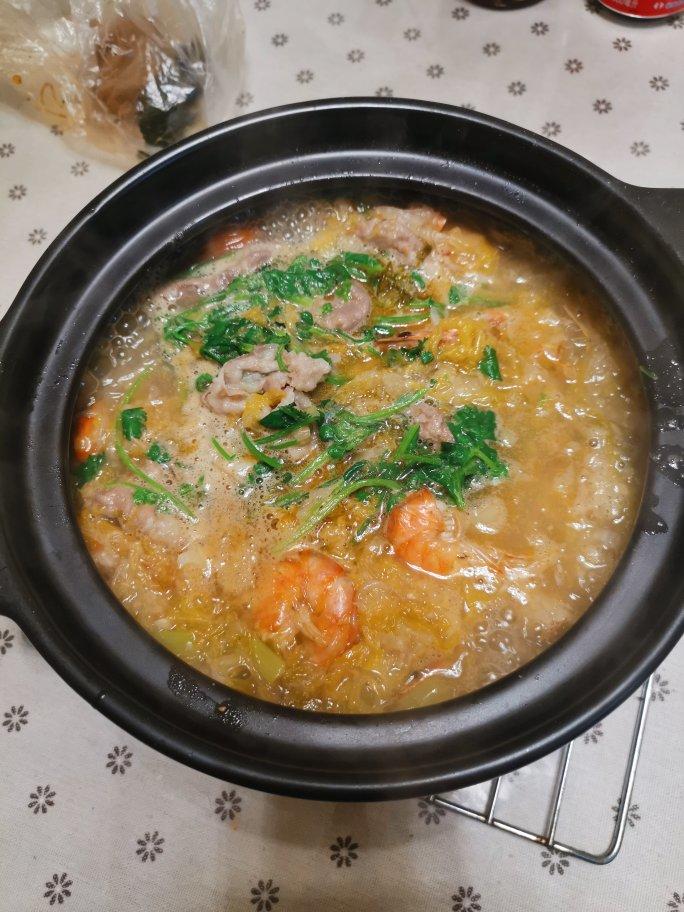 砂锅酸菜羊肉粉丝