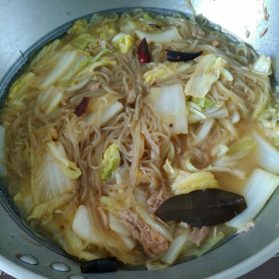 家常菜 白菜炖粉条 甘草mm做的白菜炖粉条