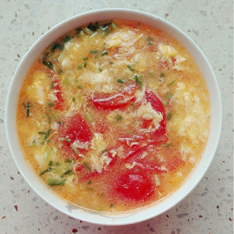 家常菜 西红柿鸡蛋汤 hannah栖做的西红柿鸡蛋汤