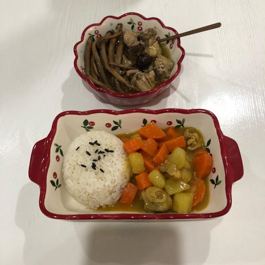 咖喱鸡饭
