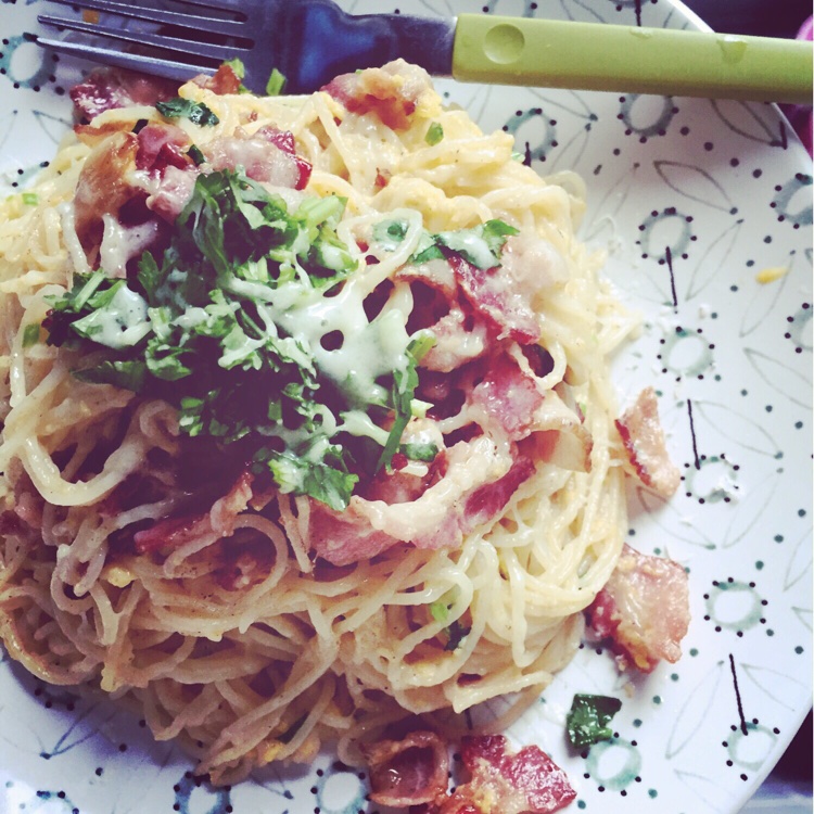 Spaghetti Carbonara 意式咸肉芝士意粉