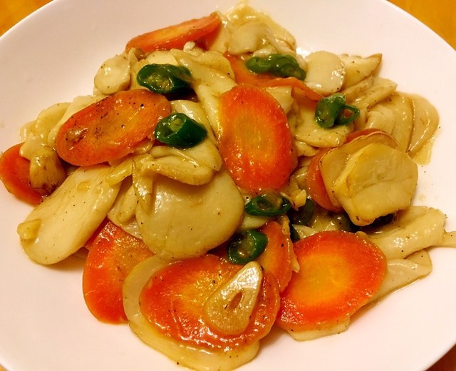 老丁的私房菜-美极杏鲍菇