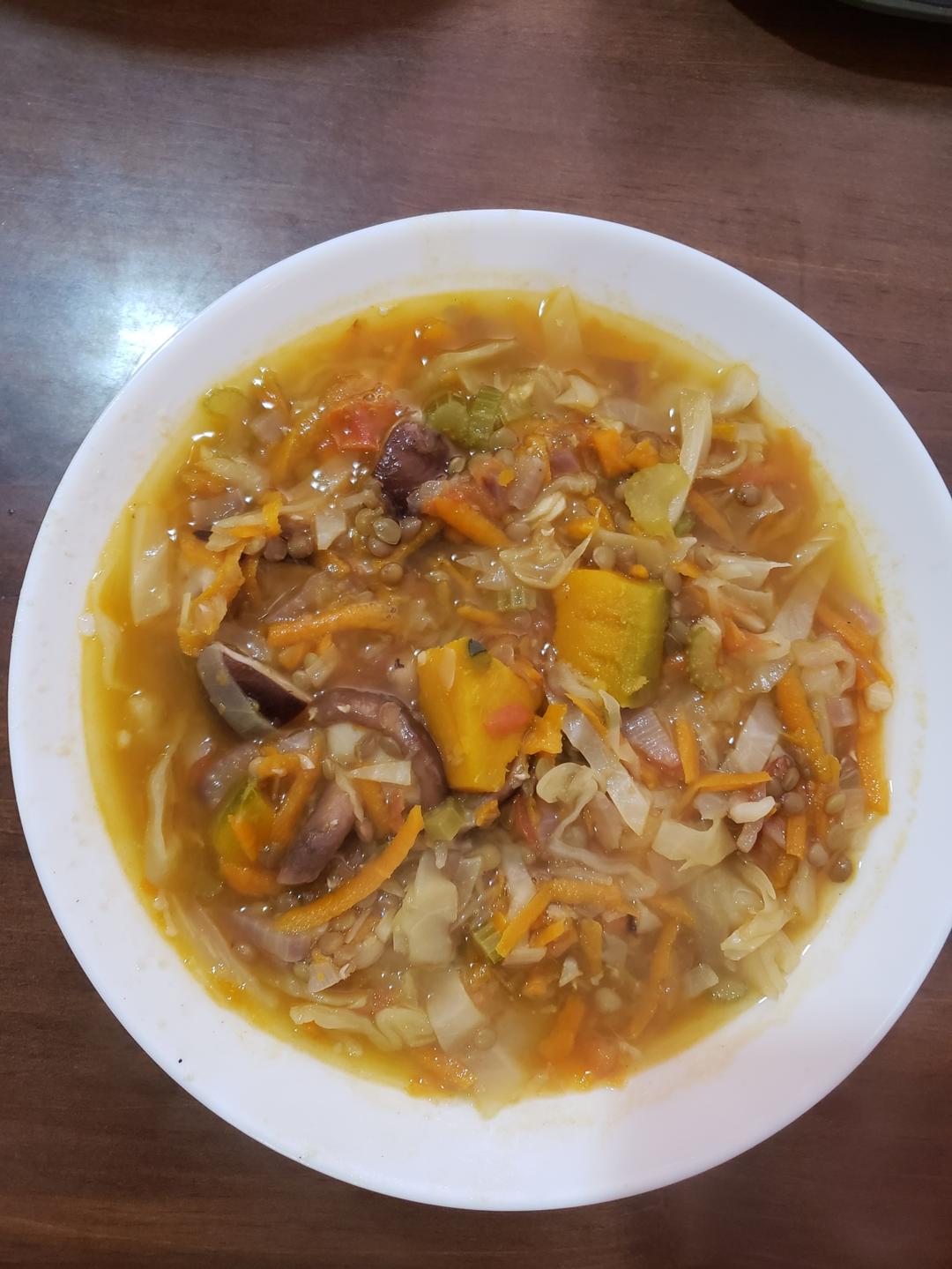 塔莎奶奶的小扁豆汤（lentil soup）