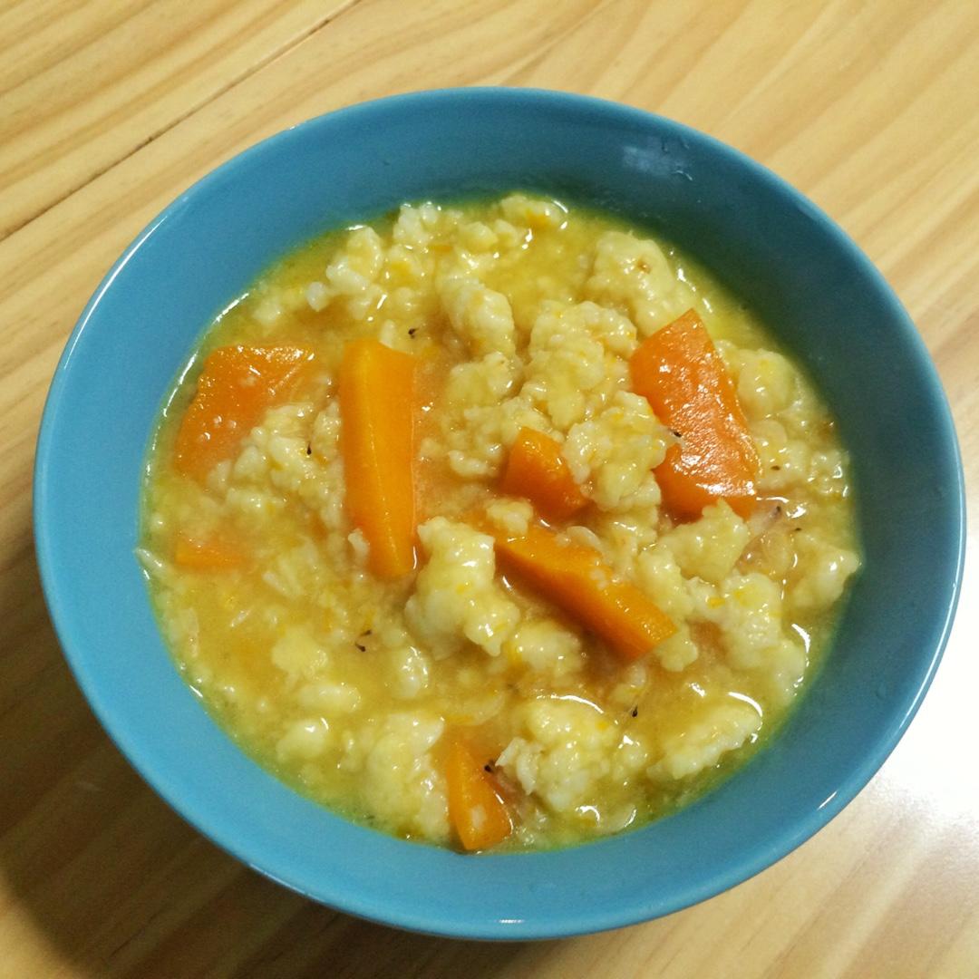 虾皮金瓜疙瘩汤